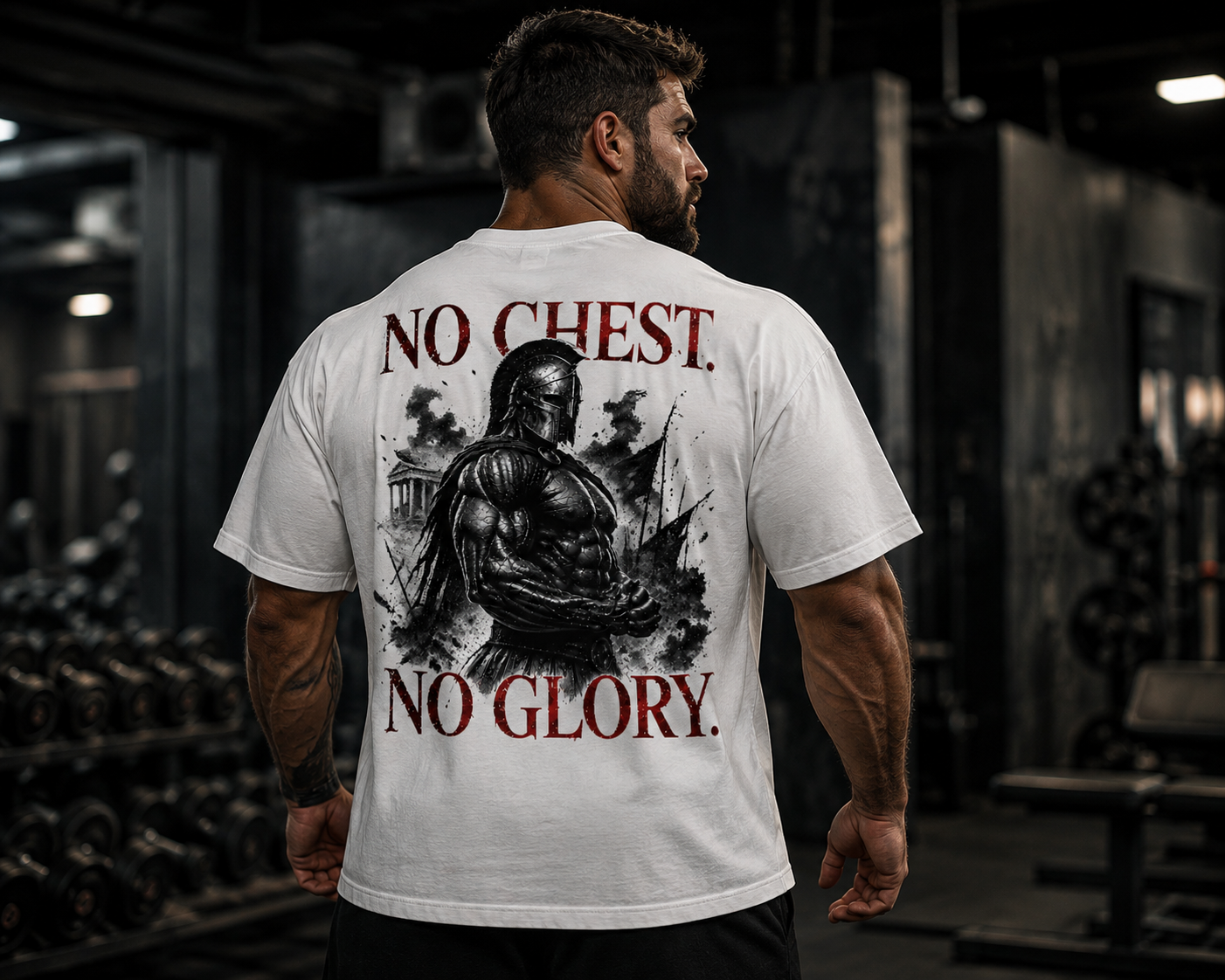 No Chest. No Glory. - Heavy Tee