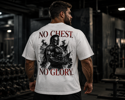 No Chest. No Glory. - Heavy Tee