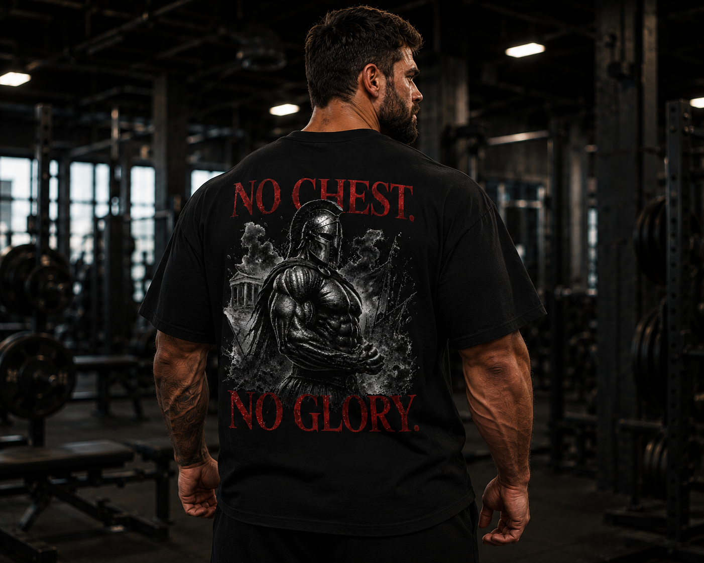 No Chest. No Glory. - Heavy Tee