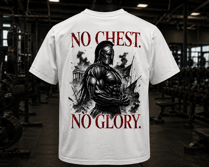No Chest. No Glory. - Heavy Tee
