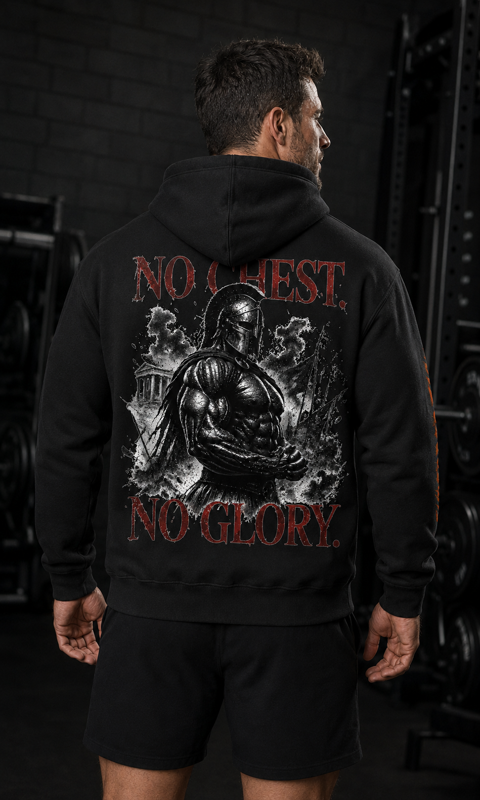 No chest No glory Hoodie